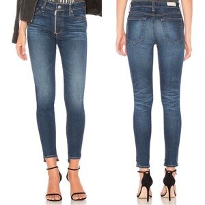 AG Adriano Goldschmied - The Farrah Skinny Ankle Front Zip - size 26R